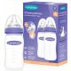  LANSINOH SET BIBERONS 2 x 240 ml + tétine 3 mois+