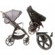  4Baby Stinger Pro graphite Stroller + 4baby “Mama Bag” Bag 2023 – Graphite