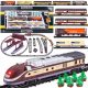  Electric Locomotive-Train Car Set