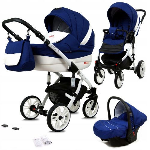  BabyLux Lilly Sailor Blue 3in1 Kinderwagen