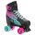  Raven Serena Roller Skates Black, Pink, Turquoise, Sizes 31-34