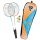  case, Talbot-Torro 2-Attacker bat set with dart
