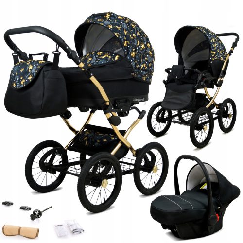  BabyLux Margaret Gold Deer 3in1 Stroller