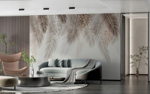 Photo wallpaper Brown Leaves 300x250, Structure 350g