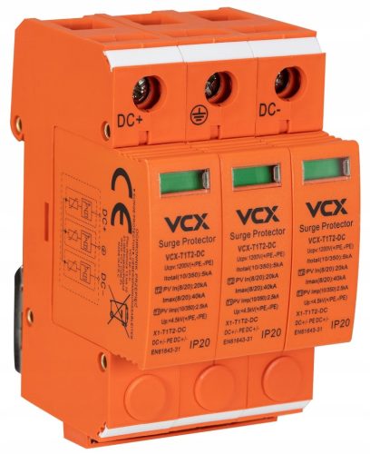  VCX 1200 V IP20 5000 A surge arrester