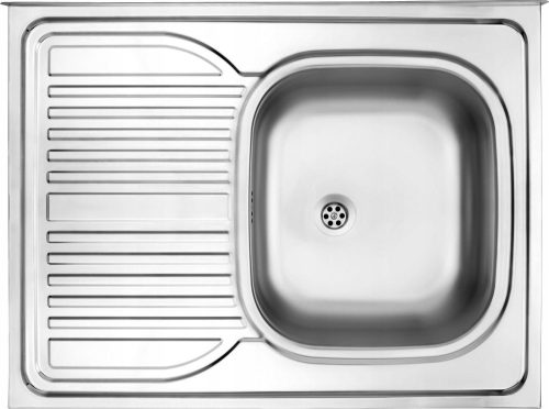 Deante Tango single-bowl sink, stainless steel