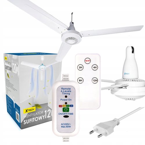 Fans for home Xtech W120 ceiling fan white