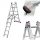 Krause Ladder 4.55 m Aluminium 3 x 18 up to 150 kg