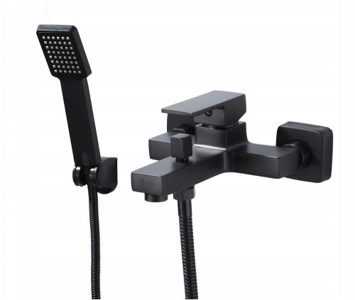 Single lever wall-mounted bath and shower faucet Goldsales.pl BLACK black