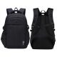  Astra school backpack with multiple compartments, black, 27 years