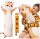  BestHurt Long Cat Plush Brown Mascot, 90 cm