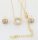  NECKLACE EARRINGS CELEBRITY CHAIN SET