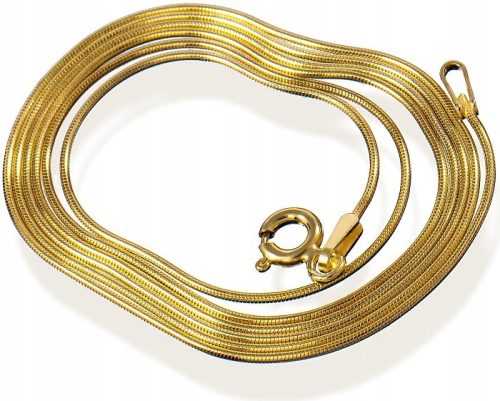  GOLD SILVER CHAIN 60CM 24K GOLD PLATED