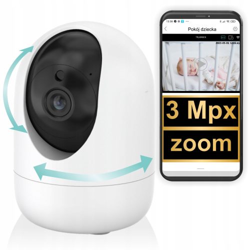  White electronic baby monitor from Benetech