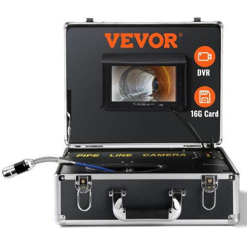 VEVOR Pipe Inspection Camera 7" 20M LCD