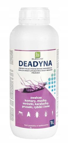 Insect repellent liquid against cockroaches, mosquitoes, moths, ants, flies, bedbugs, silverfish Deadyna