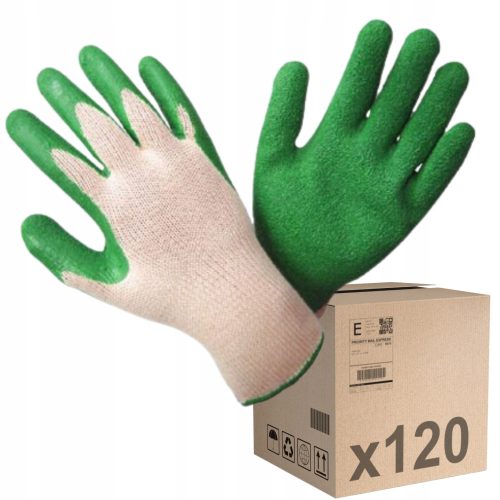 CON Gloves Gants de protection enduits vert taille 11 - XXL 120 paires