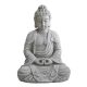  BUDDHA FIGURE, GARDEN BUDDHA STATUE, DECORATION, CLAY