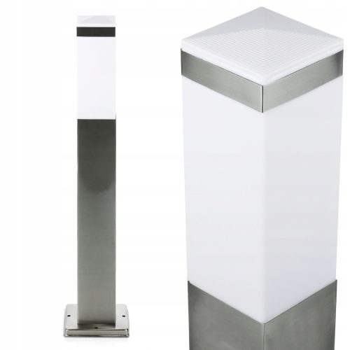 Light Poles, Garden Interlook E27 square light pole, 65 cm, silver