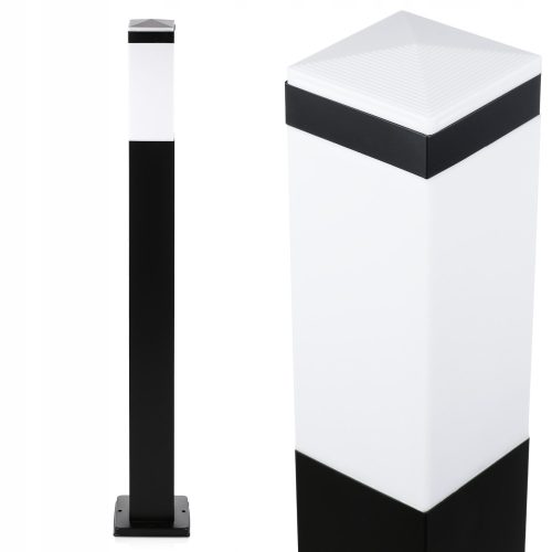  Interlook E27 square light pole, 90 cm, black