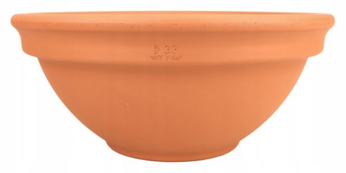  Degrea flowerpot 33 cm x 33 x 14.2 cm diameter 33 cm natural ceramic, terracotta