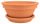  Degrea flowerpot 23.2 cm x 23.2 x 11 cm diameter 23 cm ceramic natural, terracotta + Degrea flowerpot stand 19 cm ceramic