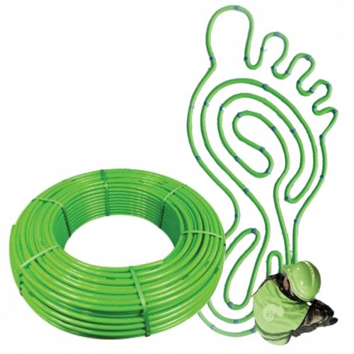 Wavin 3087901 underfloor heating pipe 16 mm x 200 m green