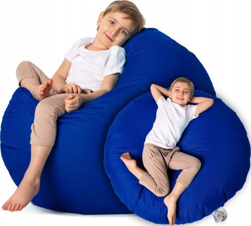  King of Chillout Pouffe, Blue Shades