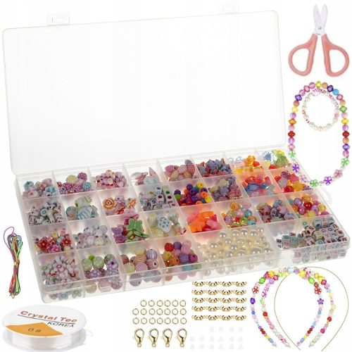  Set for making bracelets beads 19730 DIY 900 pcs.