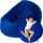  King of Chillout children's chair, Mega XXL giant play ball, comfortable, blue tones