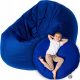  King of Chillout children's chair, Mega XXL giant play ball, comfortable, blue tones