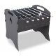  FOLDABLE charcoal grill 40 x 34 x 45 cm SOLID POLISH, KOMIN-EXPERT KRAKÓW
