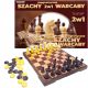  CHESS AND CHECKERS 2IN1 MAGNETIC SITRON GAME