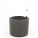 Pots and Planters for Outdoor and Garden Hydroponic Flower Pot 15 cm x 15 x 13 cm Diameter 15 cm Ceramic Graphite