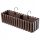  KADAX BALCONY BOX FLOWER POT WITH HANDLES 58 cm BROWN