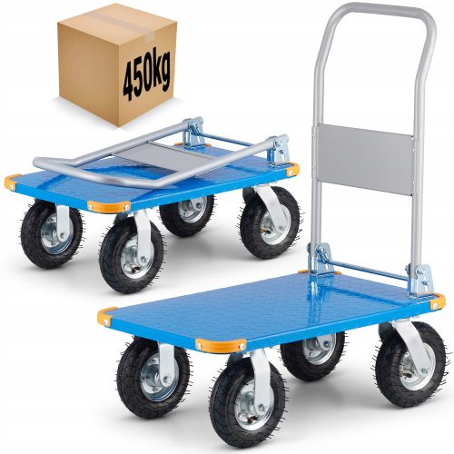 warehouse transport platform trolley 450 kg