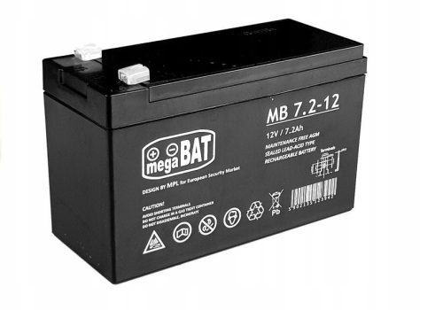  LEANToys gel car battery 12V 7.2AH