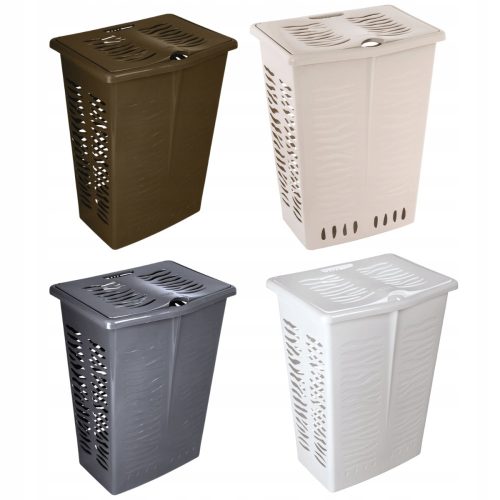  BranQ freestanding laundry basket, beige, 42 liters