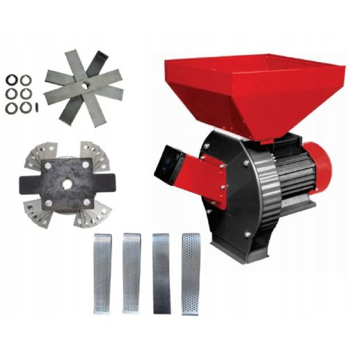 Shredder for branches, wood and bark GRAIN AND FEED MILL, 3500 W BLADE