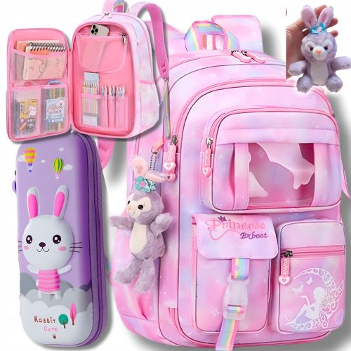  SCHOOL BACKPACK, SCHOOL BACKPACK + RAINBOW SCHOOL BAG, Grade 1-3