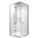 LIVO series shower cubicle with hinged doors 80 x 80 cm