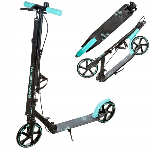  Raven Illusion Scooter, black, 2 wheels