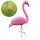  Garden Figure Pink Flamingo Decoration