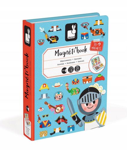  Janod Magnetibook Magnetic Blocks Costumes Boy 36 pcs.