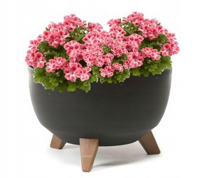  Flowerpot Lamela 47 cm x 47 x 27.5 cm Diameter 47 cm Plastic black