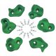 Climbing Stones Grips 6 GREEN + Screws