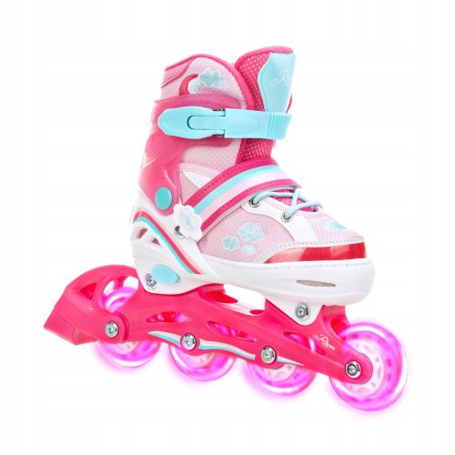  RAVEN Zoya Rose Patins à roulettes réglables 27-30 Roues LED