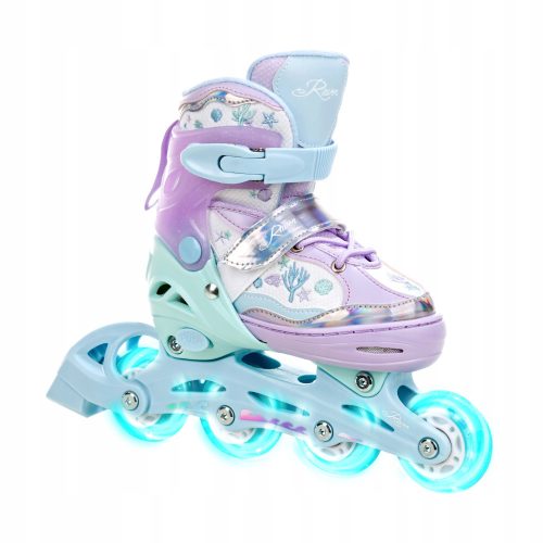  Patins à roues alignées patins à roulettes 4en1 RAVEN Isla 27-30 roues LED