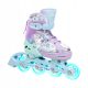  Patins à roues alignées patins à roulettes 4en1 RAVEN Isla 27-30 roues LED