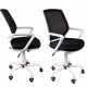  Giosedio FBB042 swivel chair black and white 100x60x61 cm